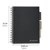 Pukka Pad | A5 | Project Book | Ruled | Silver | Pack of 3