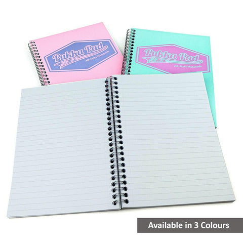 Pukka Pad | A5 | Single Line Ruled Notebook | Pastel Blue