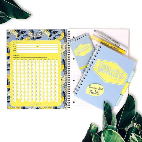 Pukka Pad | A5 | Single Line Ruled Notebook | Pastel Blue
