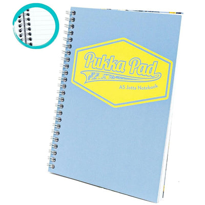 Pukka Pad | A5 | Single Line Ruled Notebook | Pastel Blue