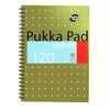 Pukka Pad | A5 | Vellum Notebook | Ruled | Yellow Metallic | Pack of 3