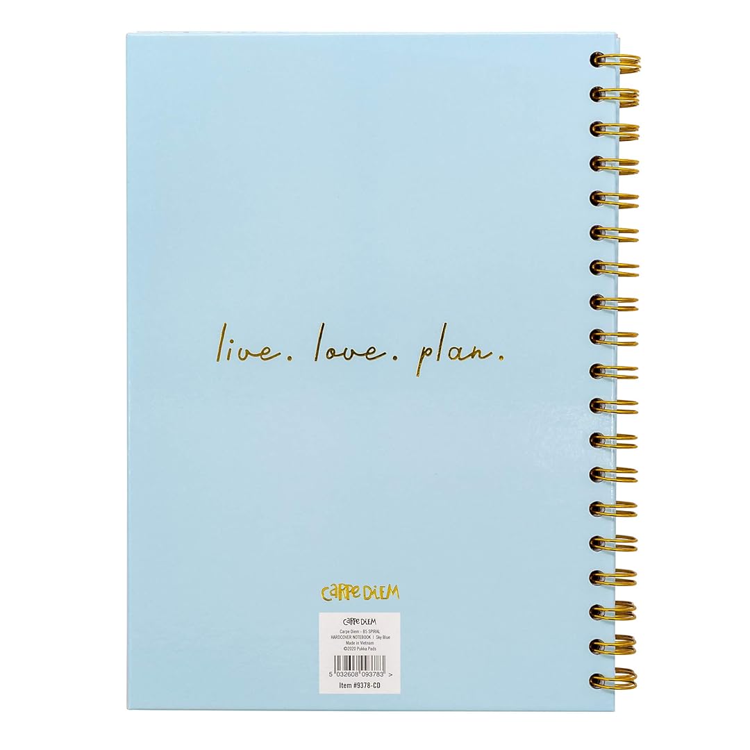 Pukka Pad | B5 | Carpe Diem | Sky Blue | Pack of 3