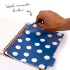 Pukka Pad | B5 | Subject book | Pack of 3 | Black Blue Cream