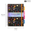 Pukka Pad | B5 | Subject book | Pack of 3 | Black Blue Cream