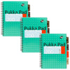 Pukka Pad | B5 | Subject Project Book | Ruled | Metallic Green | Pack of 3