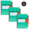Pukka Pad | B5 | Subject Project Book | Ruled | Metallic Green | Pack of 3