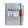 Pukka Pad | A4 | Executive Project Book | Met Silver