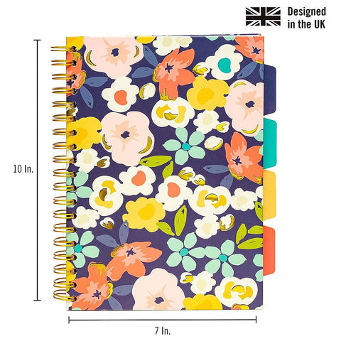Pukka Pad | B5 | Floral Love Project Book | Navy Floral