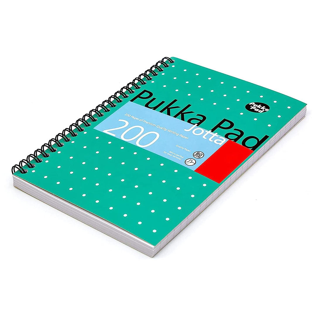 Pukka Pad | A5 | Jotta Squared Paper Notebook | Green