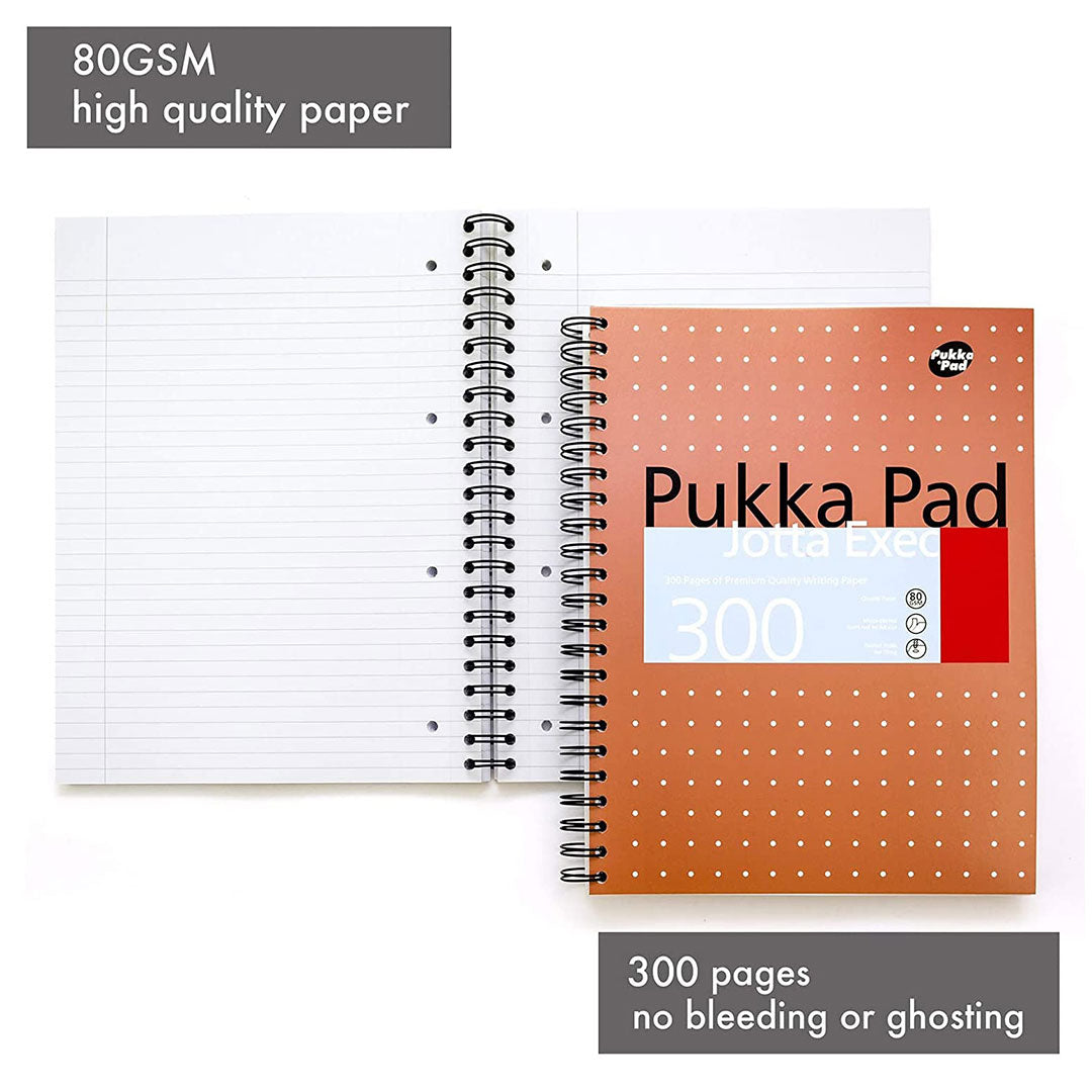 Pukka Pad | A4 | Jotta Squared Paper Notebook | Brown