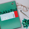 Pukka Pad | A4 | Metallic Jotta Wirebound Notebook | Green