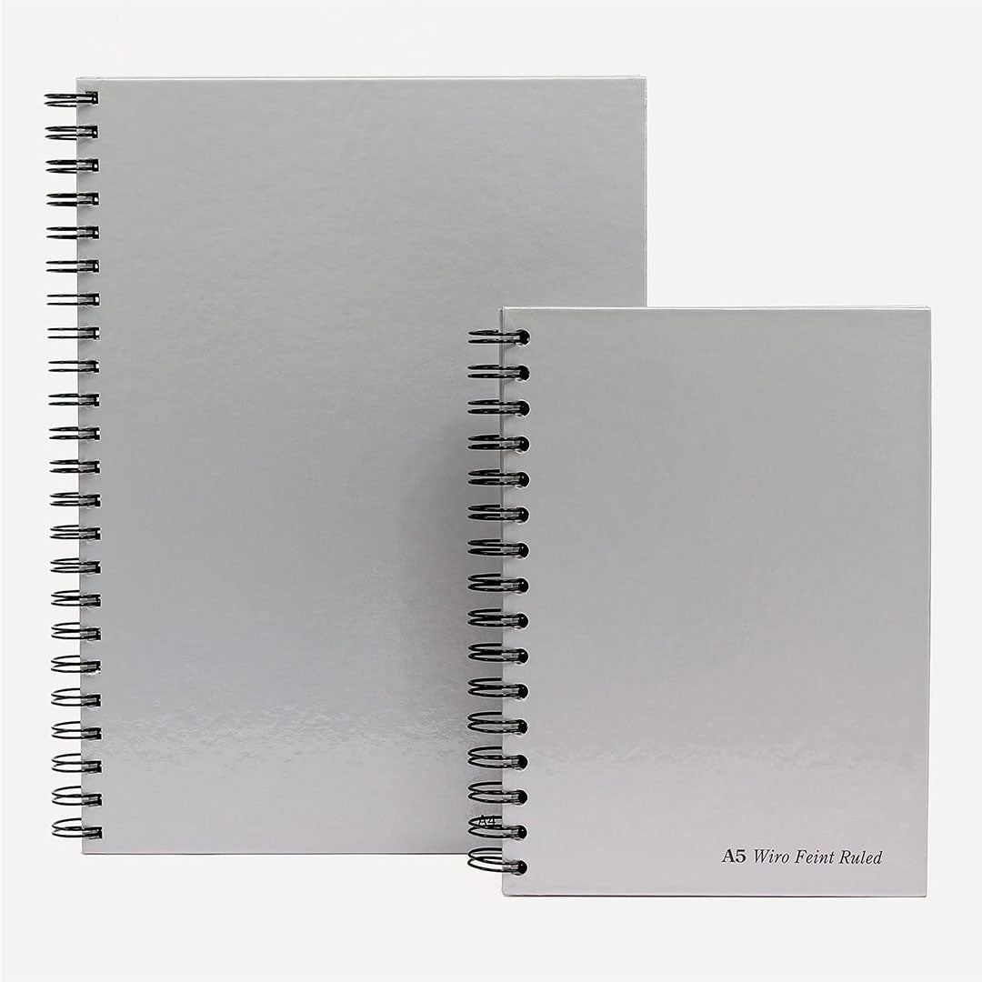 Pukka Pad | A5 | Manuscript Wire Bound | Silver