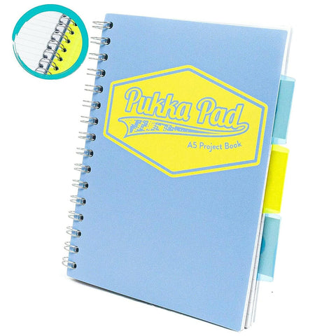 Pukka Pad | A5 | Pastel Project Book | Light Blue
