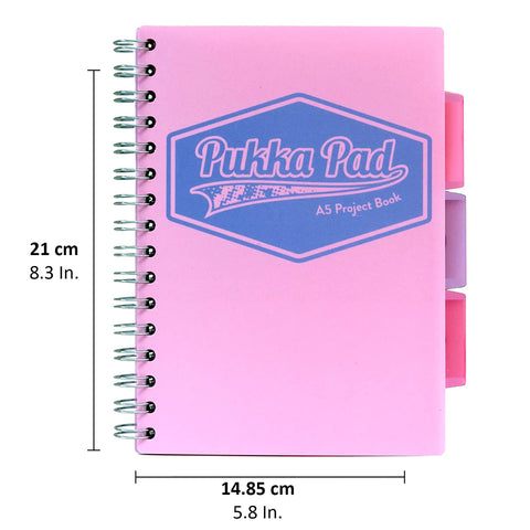 Pukka Pad | A5 | Pastel Project Book | Pink