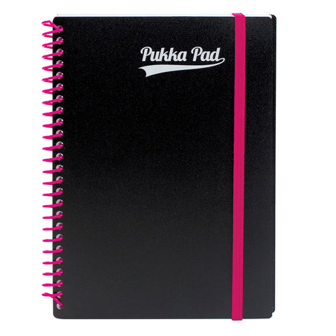 Pukka Pad | A4 | Neon Lined | Pink
