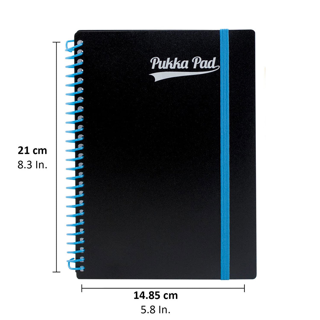 Pukka Pad | A5 | Neon Lined | Blue