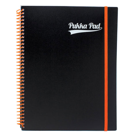 Pukka Pad | A4 | Neon Lined | Orange