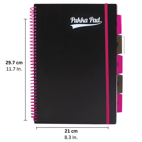 Pukka Pad | A4 | Neon Project Book | Pink