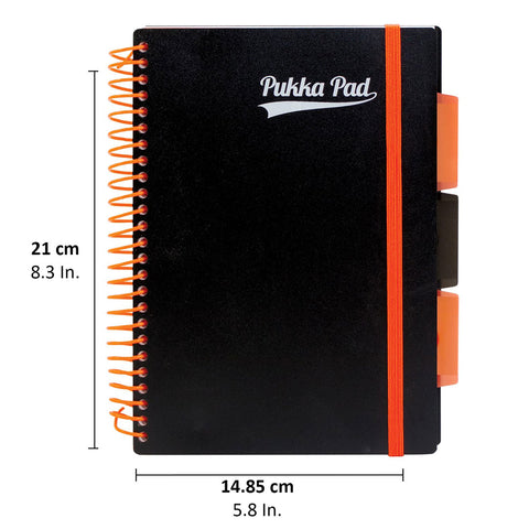 Pukka Pad | A5 | Neon Project Book | Orange
