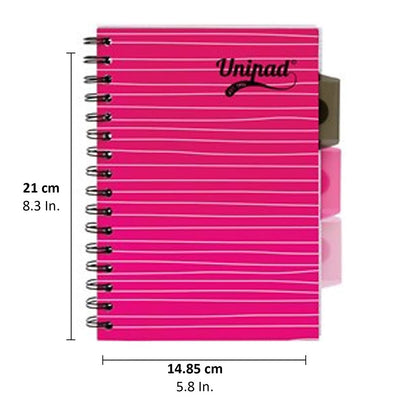 Pukka Pad | A5 | Unipad Project Book | Pink