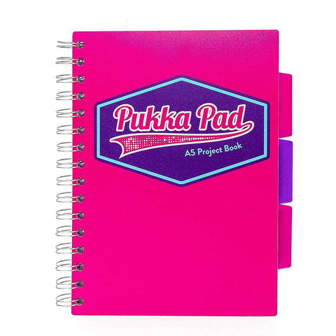 Pukka Pad | A5 | Vision Project Book | Pink