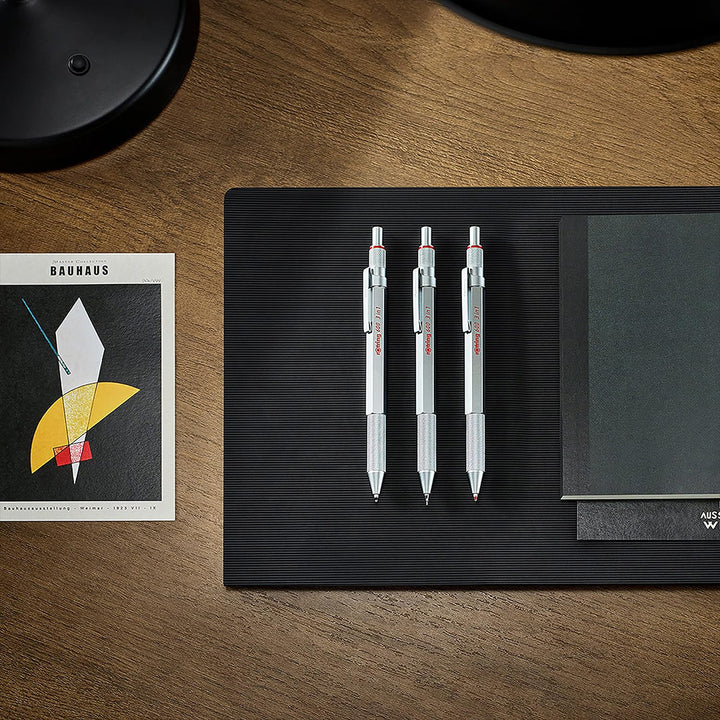 Rotring | 600 Pen And Mechanical Pencil | 3-in-1 | Silver – penpencilink Rotring | 600 Pen And Mechanical Pencil | 3-in-1 | Silver – penpencilink
