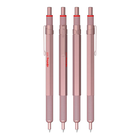 Rotring | 600 Series | Ballpoint Pen | Medium | Rose Gold