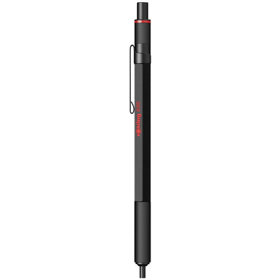 Rotring | 600 Series | Black 1.0mm Ball Pen | Metal Body | Non-Slip | Metal Knurled Grip