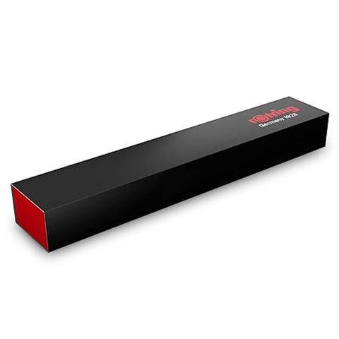 Rotring | 600 Series | Red 1.0mm Ball Pen | Metal Body | Non-Slip | Metal Knurled Grip