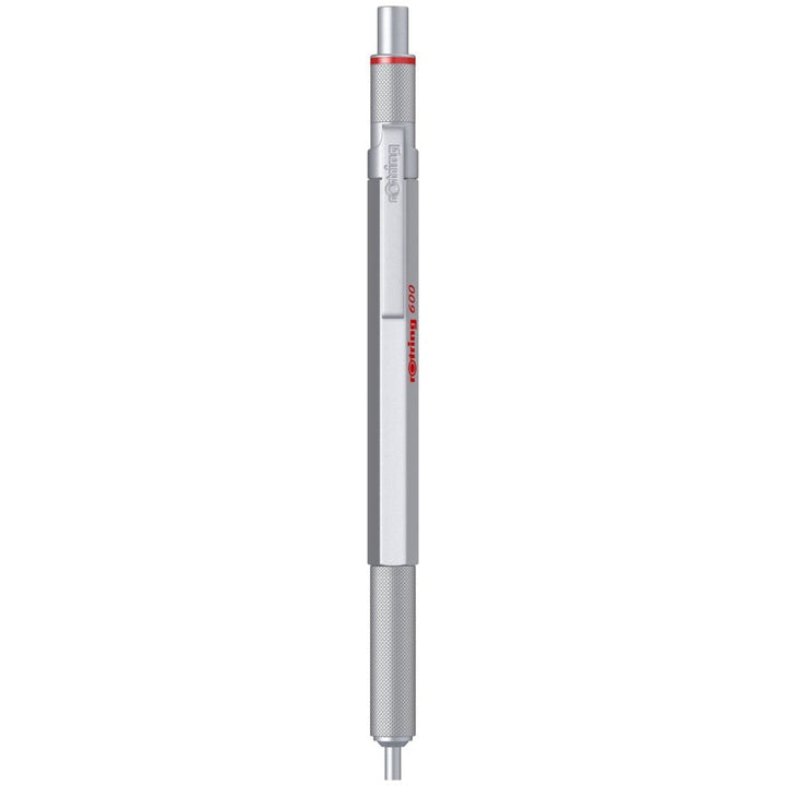 Rotring | 600 Series | Silver 1.0mm Ball Pen | Metal Body
