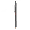 Rotring 800 Series Black 1.0mm Ball Pen, Metal Body,Non-Slip Metal Knurled Grip
