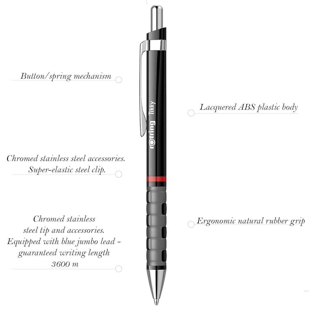 Rotring | Ball Point Pen | Black | Ink 1.0mm