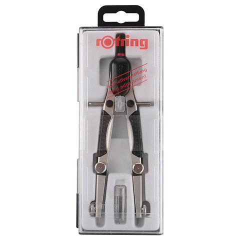 Rotring Compass Set Universal Compact Rapid Adjustment For Technical Drawing and Interior, Architectural and Engineering