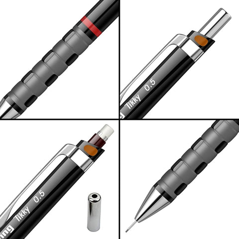 Rotring | Tikky | 500 | Mechanical Pencil | Black Barrel | 0.5mm
