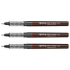 Rotring | Tikky | Graphic Fineliner | Black Pigment Lightfast | 0.2mm 0.3mm 0.5mm | 3 Pen Set
