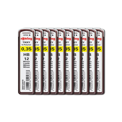 Rotring | Tikky | HB Replacement Leads | Pack of 10 - penpencilink