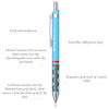 Rotring | Tikky | Mechanical Pencil | 0.7mm | Triangular Ergonomic Grip | Blue