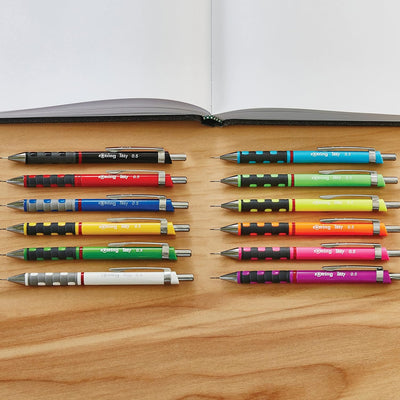 Rotring Tikky Mechanical Pencil 0.5mm – Black Barrel | Includes Spare Leads & Eraser - penpencilink