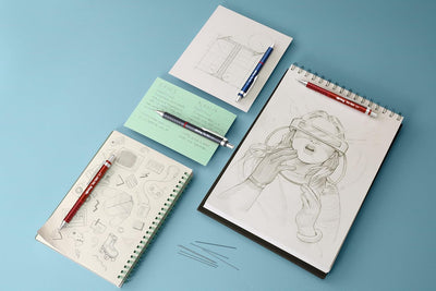 Rotring Tikky Retro Mechanical Pencil 0.5mm – Grey | 2B Lead & Built - In Eraser - penpencilink