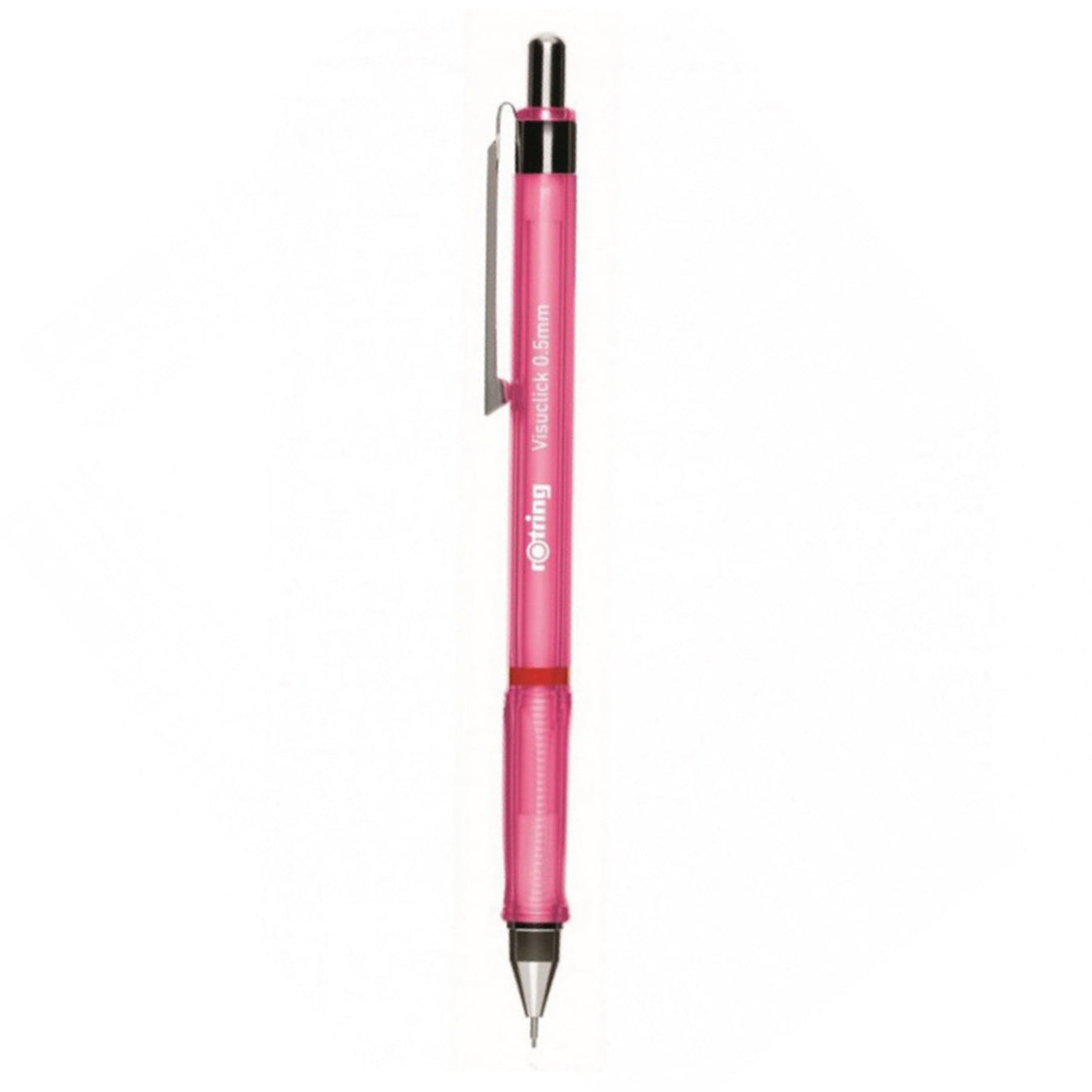 rOtring Visuclick Mechanical Pencil â€“ 0.5mm, Pink, with 24 HB Leads