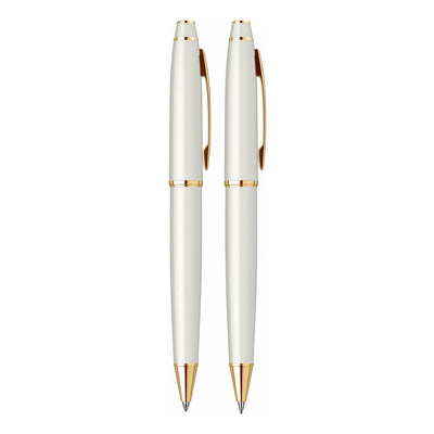 Scrikss | Noble 35 | Pen + Mechanical Pencil 0.7 | White Gold