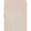 Scrikss | A5 Size | Premium Notebook | Beige Faux Leather Paperback Cover | Ruled