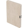 Scrikss | A5 Size | Premium Notebook | Beige Faux Leather Paperback Cover | Ruled