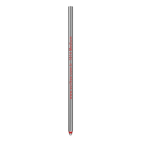 Scrikss | D1 | Ballpoint Pen | Medium Short Refill | Red