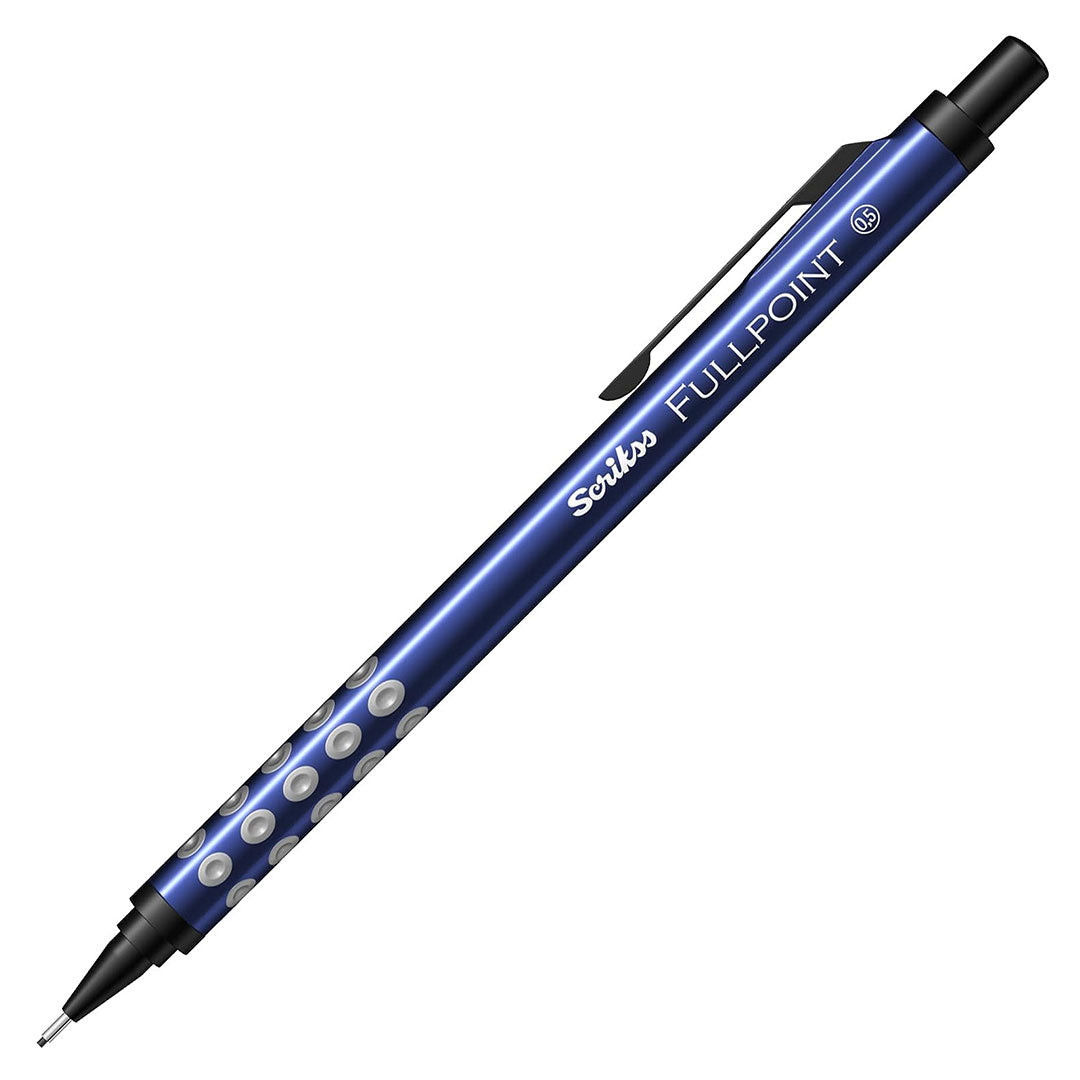 Scrikss | Full Point | Black Edition 0.5mm | Mechanical Pencil | Dark Blue