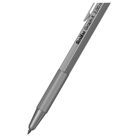 Scrikss | Graph-X | Mechanical Pencil | Satin Grey Titanium-2mm