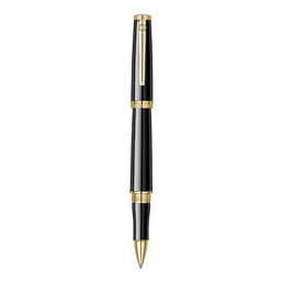 Scrikss Heritage 23k Gold Plated Rollerball Pen | Glossy Black
