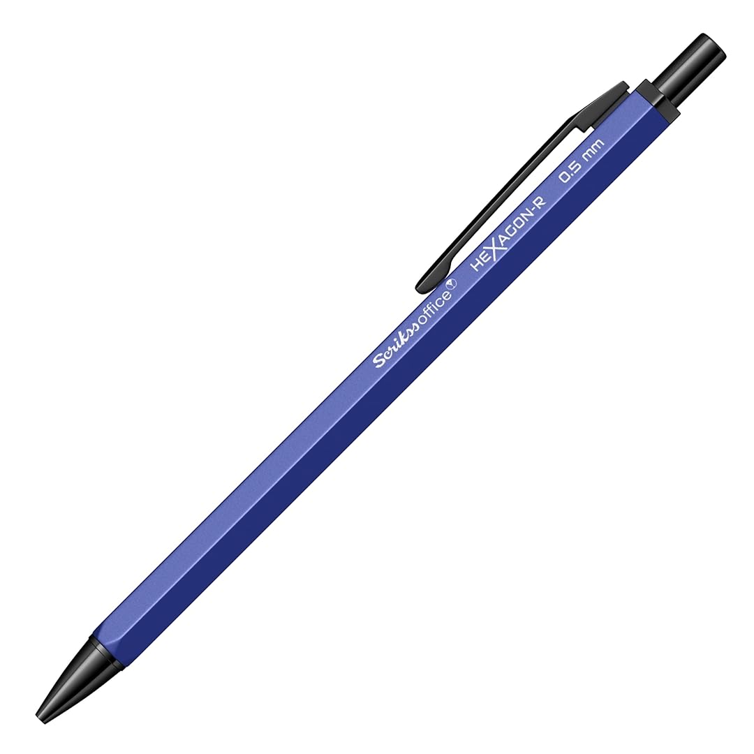 Scrikss Hexagon-R 0.5mm Mechanical Pencil - Dark Blue