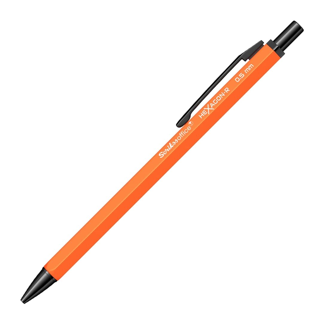 Scrikss Hexagon-R 0.5mm Mechanical Pencil - Orange