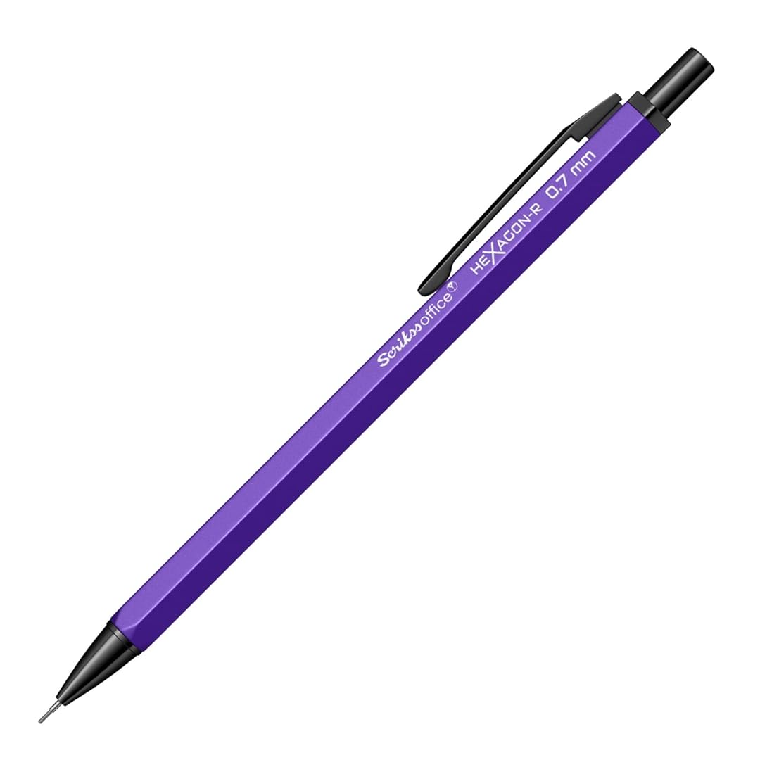 Scrikss | Hexagon-R | Mechanical Pencil | 0.7mm | Purple